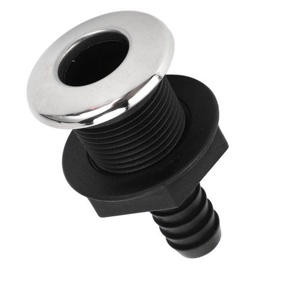 RV Water System Accessories 4inch 20mm nylon Boat Transoms Fish Wells Ice Chests Yacht inch Boat Thru Hull