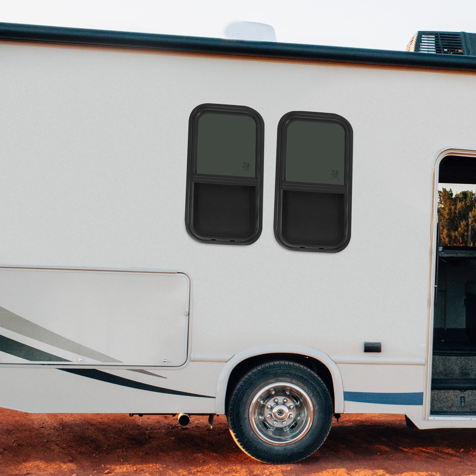 RV Window, 2 PCS RV Windows, RV Vertical Slide Window 12*24in - Walmart.com