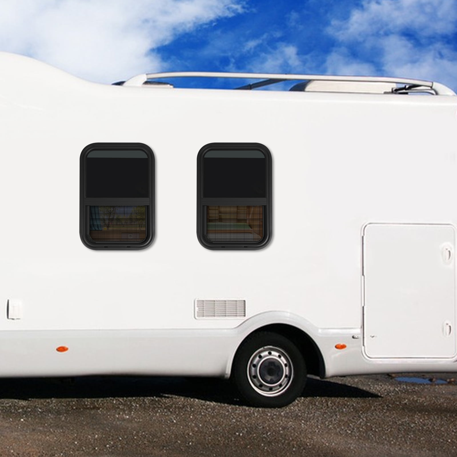 RV Window, 2 PCS RV Windows, RV Vertical Slide Window For General ...