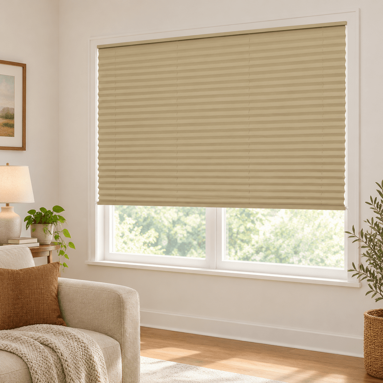 RV Window Shade, Cappuccino, 74