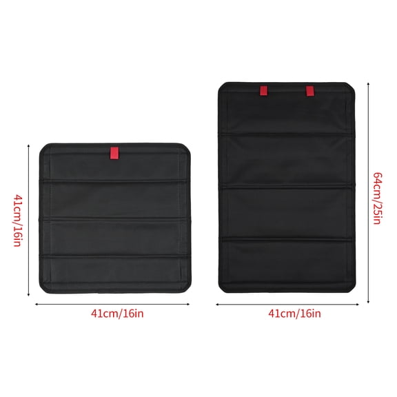 RV Window Shade, Foldable Magnetic RV Skylight Shade Cover UV Rays Trailer Window Cover 16''x16'', Black