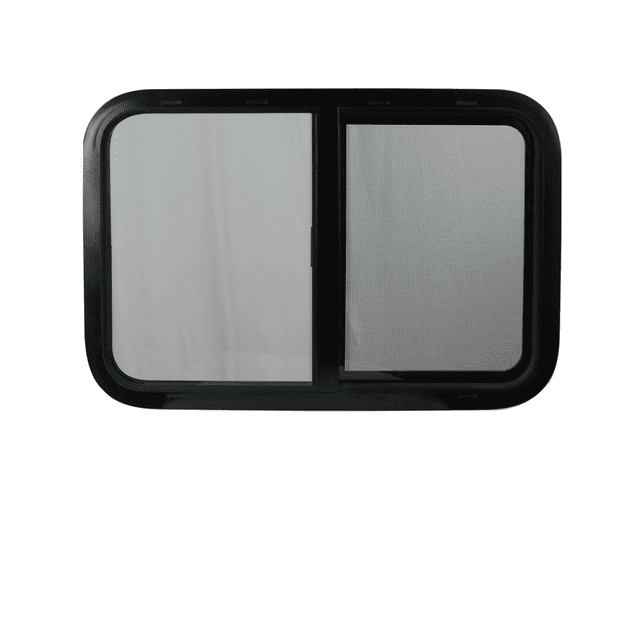 RV Horizontal Black Window 30 x 20 with Mounting Ring, Cargo Trailer ...