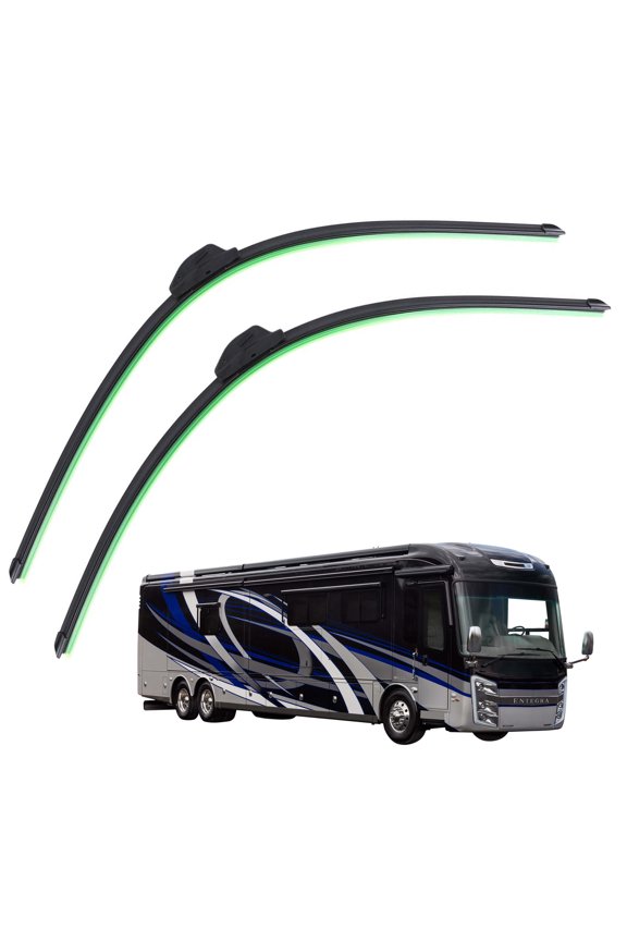 RV Windshield Wipers 32"+32" 9mm 12mm J Hook for RV,Bus,School bus Windshield Wiper Blades