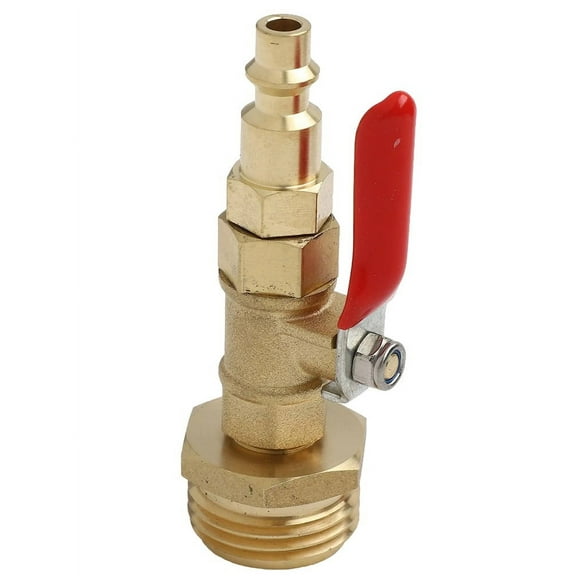 RV Winterized Sprinkler Adapter with 1/4Quick and 3/4Garden Hose Thread