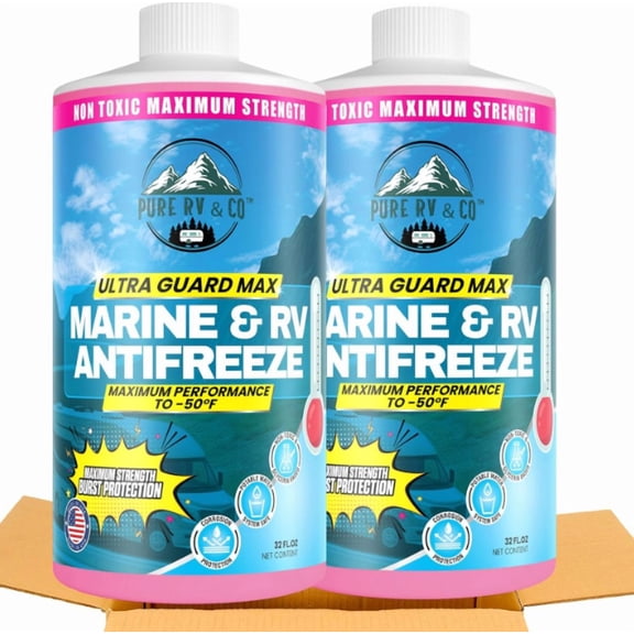 Pure RV Antifreeze for Winterizing, Non-Toxic, -50F Protection, 1 Gal