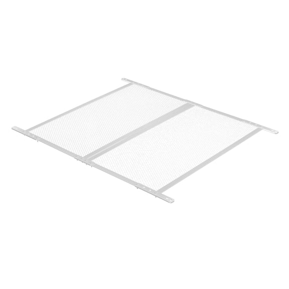 RV door screen protector 24x26 inches, aluminum alloy camper entrance protector with reinforced breathable mesh, easy to install, pet protective cover, white