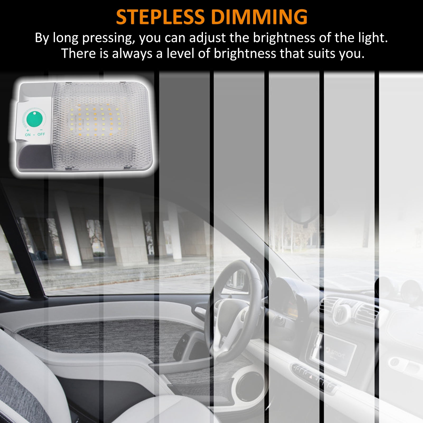 RV lamp,Rv Led Dimmable Interior Led 6000-6500k Dimmable 9-18v 6000-6500k Rv Camper Boat With On/off Switch Car Rv Camper Dimmable Interior Switch Car Rv Led 9-18v Siuke