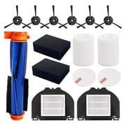 RV2310AE Replacement Parts for Shark AV2310AE/RV2320S/RV2300S/UR2350AE/UR2360S Matrix Robot Vacuum Cleaner,1 Main Brush Roller, 6 Side Brushes, 2 HEPA Filters, 