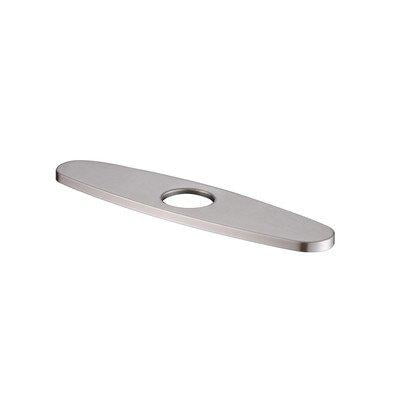 Ruvati USA RVA1029ST 10 in. Kitchen Faucet Hole Cover Deck Plate, Stainless Steel