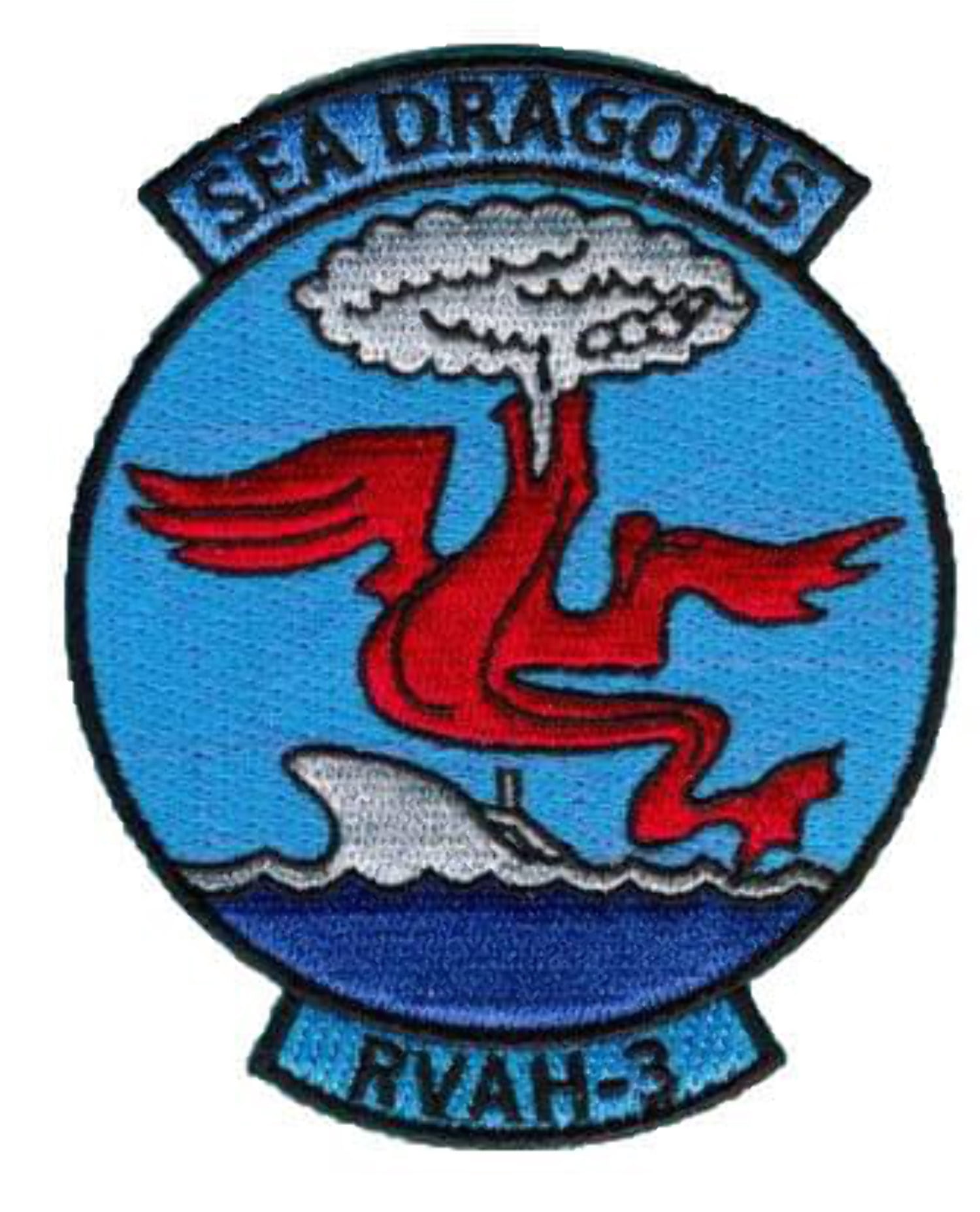 3 Rha Flag RVAH-3 Sea Dragons Squadron Patch – Plastic Backing - Walmart.com