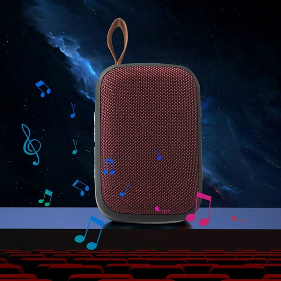 RVASTEIZO Wireless Bluetooth Speaker, Outdoor Fabric Bluetooth Stereo Plug Card Portable Bluetooth Stereo Radio