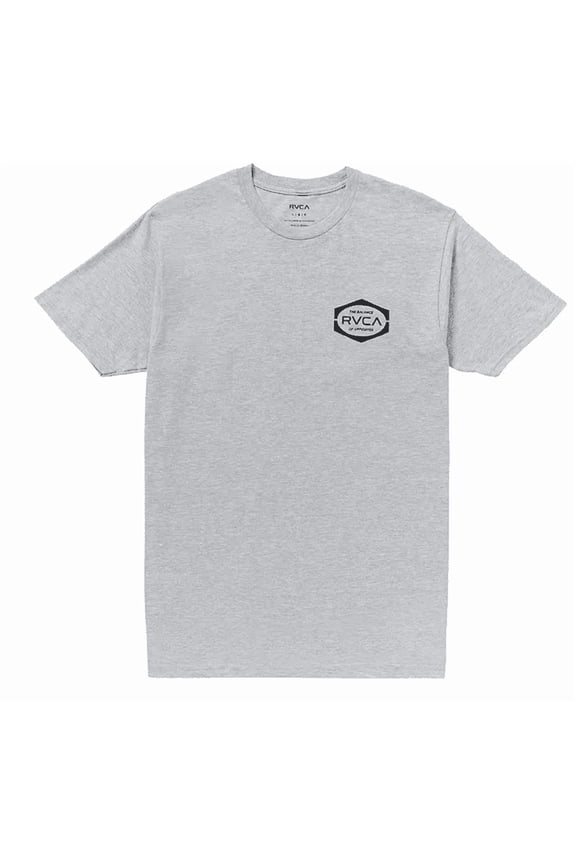 ATHLETIC HEATHER Men's Oval Hex T-Shirts, US 2X-Large