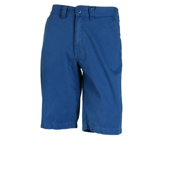 RVCA Blue Herringbone Flat Front Walking Shorts | Size 30