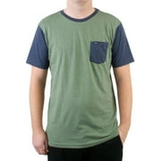 RVCA - Change Up Army Fade Adult Ringer T-Shirt - Large