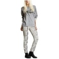 thumbnail image 1 of RVCA Juniors Noise Pollution Snake Print Skinny Jeans (24, Shale), 1 of 4
