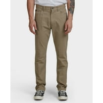 RVCA Men's Daggers Twill Slim Straight Fit Pants (28, Wood)