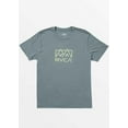 thumbnail image 1 of RVCA Men's Slim Fit Red Stitch Peak Graphic T-Shirt Flint Stone Blue-XL, 1 of 7