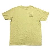 RVCA Men's Soft Short Sleeve Chest Logo T Shirt (Green, XL)
