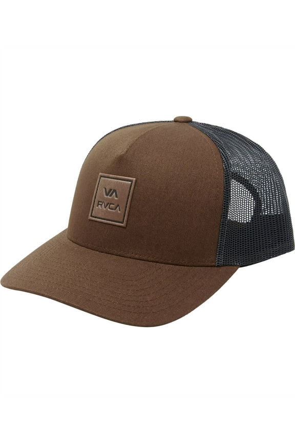 Men's Trucker Snapback Curve Cap ~ ATW brown