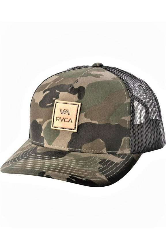 Men's Trucker Snapback Curve Cap ~ VA ATW camo
