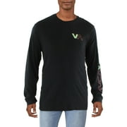 RVCA Mens Crewneck Long Sleeve Graphic T-Shirt