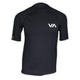 thumbnail image 1 of RVCA Mens VA Sport Short Sleeve Compression Training Rashguard - Black, 1 of 4