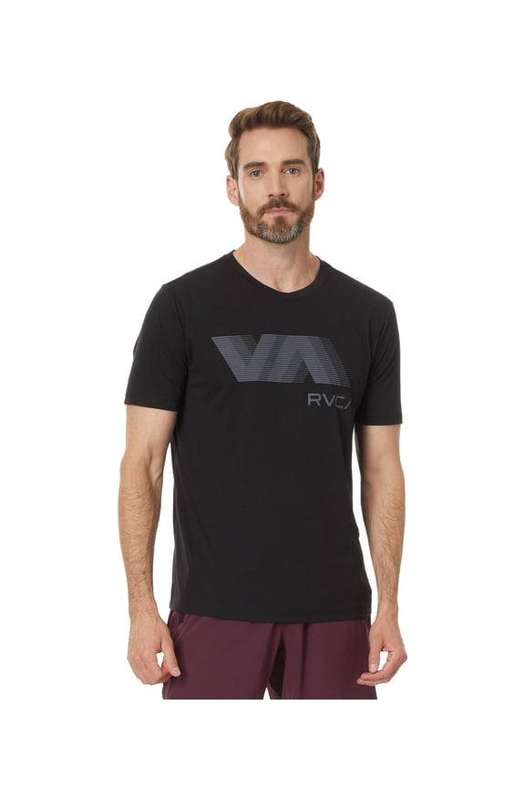 Men's Black VA RVCA Blur Tee Medium NWT