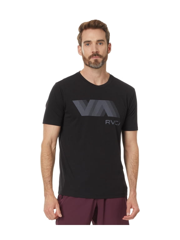 Men's Black VA RVCA Blur Tee Medium NWT