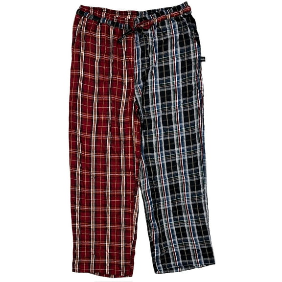 RVCA Women's Take It Easy Loungewear Pajamas Plaid Pants (Large, Multi)