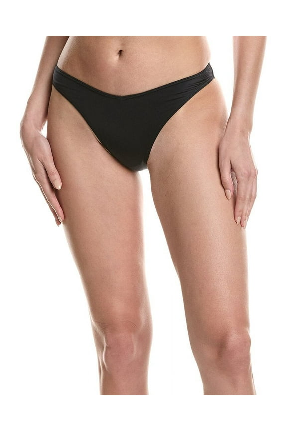 womens V Medium French Cut Bottom, xs, Black