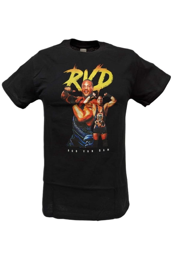 RVD Rob Van Dam Men's Black T-shirt