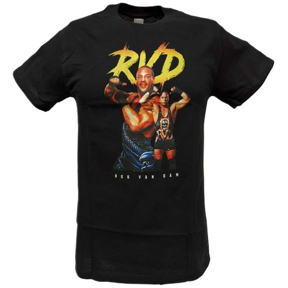 RVD Rob Van Dam Men's Black T-shirt