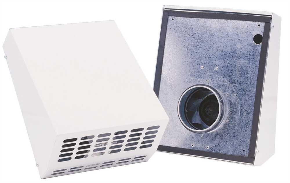 RVF4XL RVF Exterior Wall Mount Centrifugal Duct Fans, 4" White