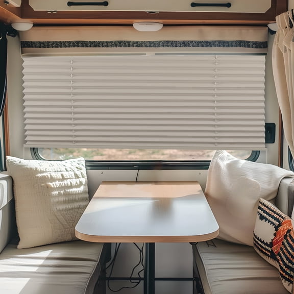 RVGUARD RV Blinds for Camper Windows, Camper Replacement Blinds, Privacy Protection, RV Window Shades for RV, Camper, Travel Trailer, Grey (20" W x 24" L)