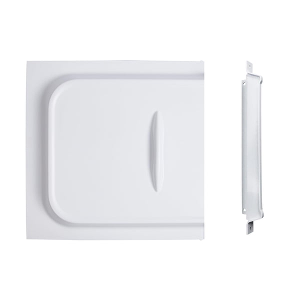 RVGUARD RV Screen Door Slide, 12 Panel with Slide Stop, fits for RV, Camper, Travel Trailer, OEM Replacement, White