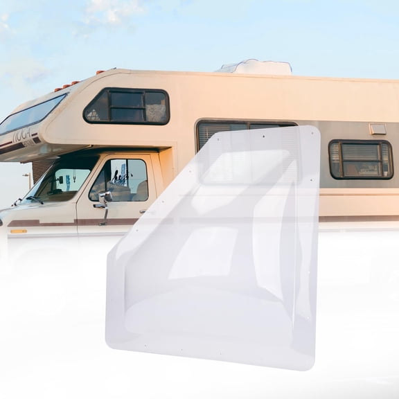 RVGUARD RV Skylight Replacement, 11" x 24" Outer Dimension Skylight Fits All Standard 8" x 20" Openings, RV Skylight for Camper Trailer Fifth Wheel Truck, UV Resistant, Impact Resistant, Clear