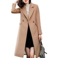 thumbnail image 1 of RVHSWDS womens  Long Trench Coat, 4, 1 of 3