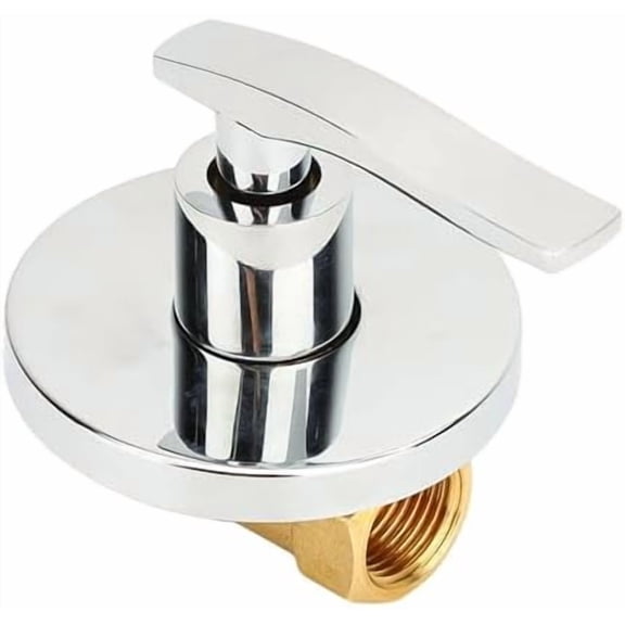 RVKXHD 1/2 Angle Valve Copper Leakage Proof Concealed Installation Water Stop Valve for Kitchen Bathrooms, Quick Opening Faucet Design - Sturdy  Proof, No Water Leakage Problems and For Long Term Use