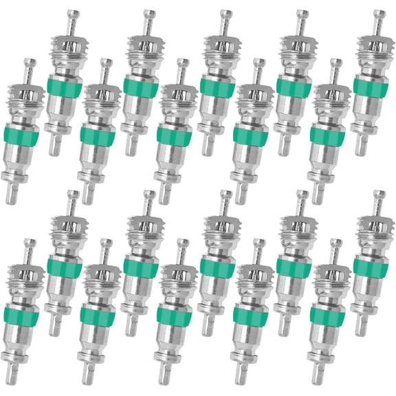 RVKXHD 100Pcs HVAC Valve Core for R410 R32 R22 Refrigerant, High Pressure with Teflon Seal, HVAC Replacement Part for Air Conditioning and Refrigeration Systems, AC Valve Core Kit