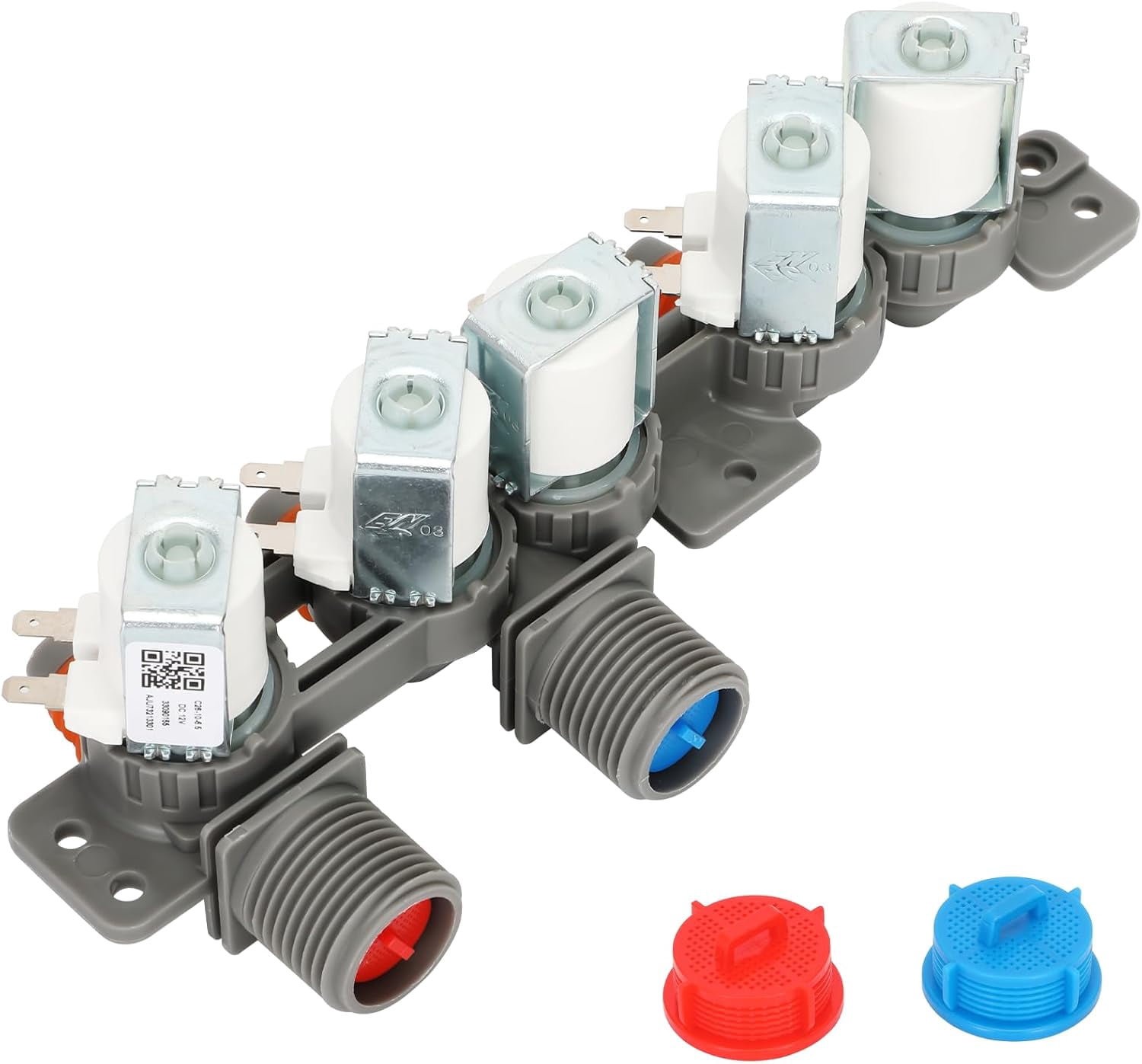 RVKXHD 2025 UPGRADED AJU73213301 AJU75152601 5221EA1008F Washer Water Inlet Valve fits for Kenmore LG Washers WT7200CW, WT4801CW, WT1201CW, WT5680HVA, WT1101CW, WT7200CV, WT7600HKA, WT7500CW