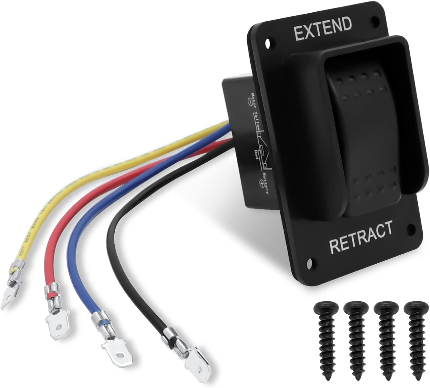 Retraction Switch RVKXHD 387874 RV Electric Stabilizer Jack Switch Compatible with ...