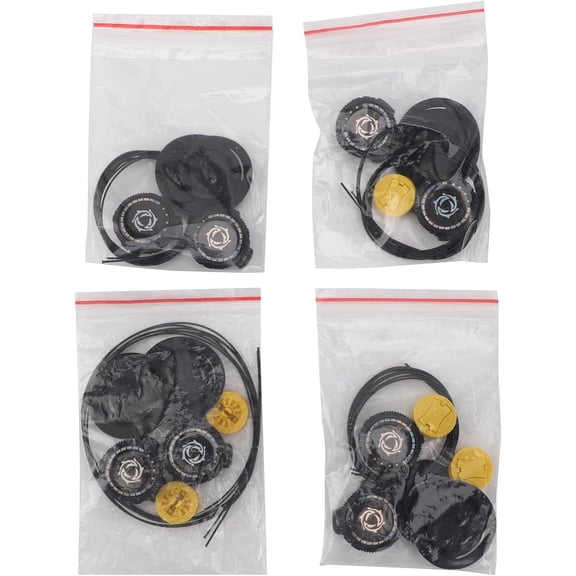 RVKXHD 4 Sets Rotating Buckle Shoes Laces, Steel Wire Elastic No Tie Shoelaces Lock Shoe Laces Tieless (S Size) Black