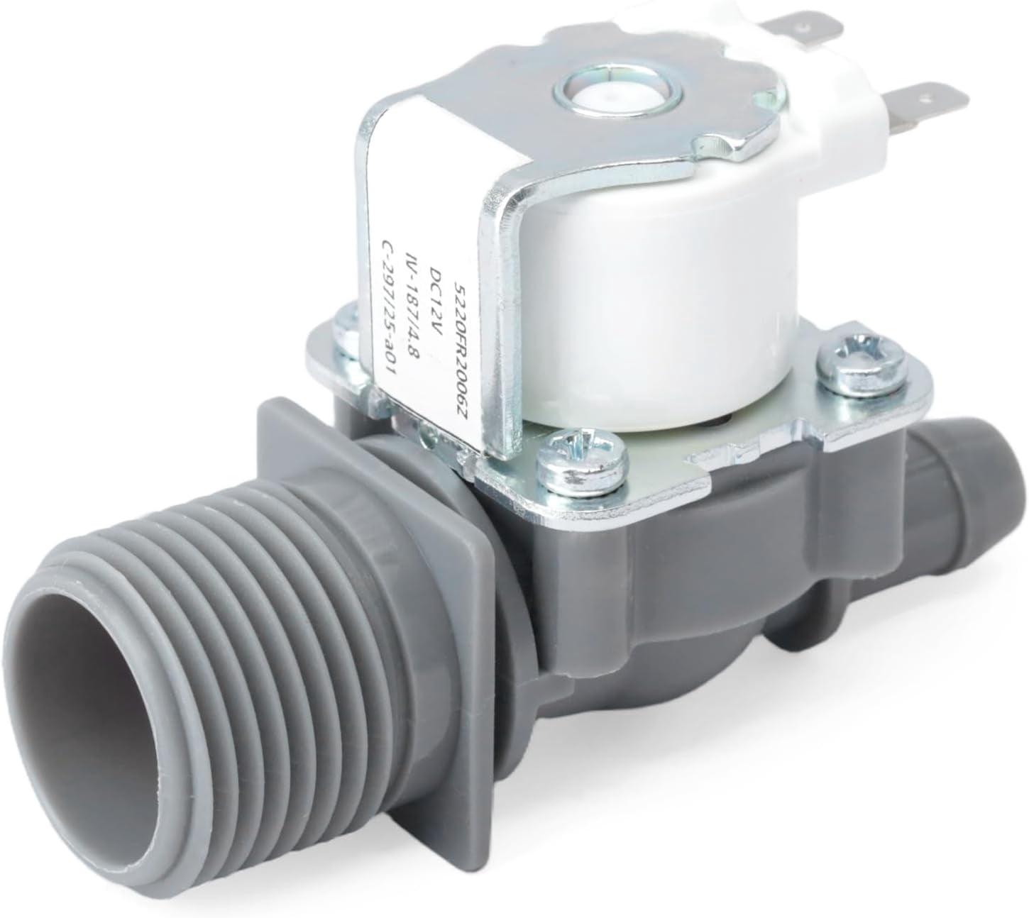 RVKXHD 5220FR2006Z Washer Water Inlet Valve, 82.27*36*51.58mm, Compatible with LG WM1455HWA/00 WM3555HWA/00 WM3700HWA/01 Washing Machine Front-Load, Replace 4869491 AP6798392 PS12587933 EAP12587933