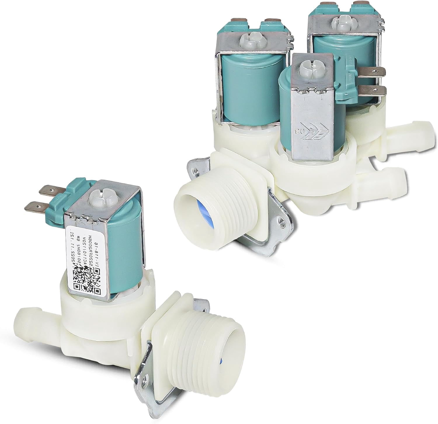 RVKXHD 5221ER1003A & 5220FR2006H Washer Inlet Valve Cold & Hot For Kenmore & LG Washer Water Inlet Valve Replace 5221ER1003A 5220FR2006L AP4441935 5221ER1003C AP5986564 PS3527427 5220FR2006Q