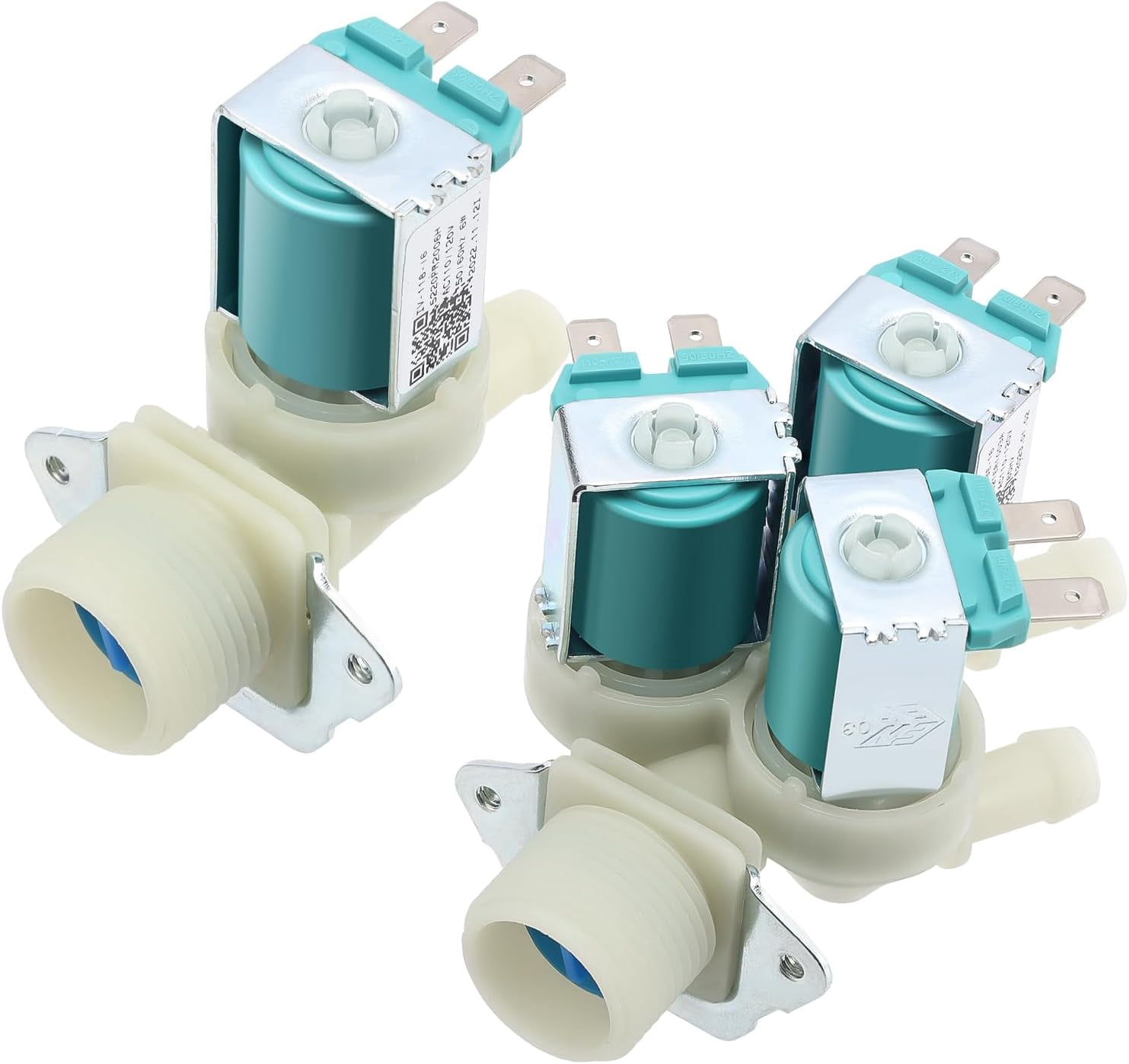 RVKXHD 5221ER1003A & 5220FR2006H Washing Machine Inlet Valve Assembly, 2.4x3.1'' & 4.2x2.3'' - Fit for LG Kenmore Washer model, Replaces 5220FR2075L 5221ER1003C 5220FR2006L AP4441935 AP5986564
