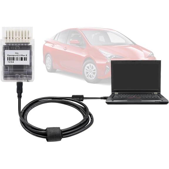 RVKXHD AMHTDOL K-CAN OBD2 Diagnostic Scanner Cable,Compatible with Jaguar for Land Rover for Toyota for Mitsubishi for Subaru,Professional Vehicle OBD Code Reader Car Diagnostic Tool Supported APP