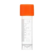RVKXHD Cryogenic Vials 2ml - Cryo Tubes with Screw Caps - Self Standing Cryogenic Vial 2ml-Orange/500pcs