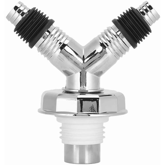 RVKXHD Dual Purpose Y-Shaped Pipe Connector Tee Joint Adapter Floor Drain Connector Adapter Sealing Tool Sewer Tee Joint Adapter for Washing Machine(#2)