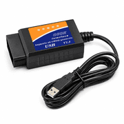RVKXHD ELM327 USB OBD2 Adapter for FORScan, HS CAN and MS CAN Switch Diagnostic Scanner Code Reader Compatible with Ford F150 F250 Lincoln Mazda Mercury, Windows Vehicle Diagnostic Programming Tool