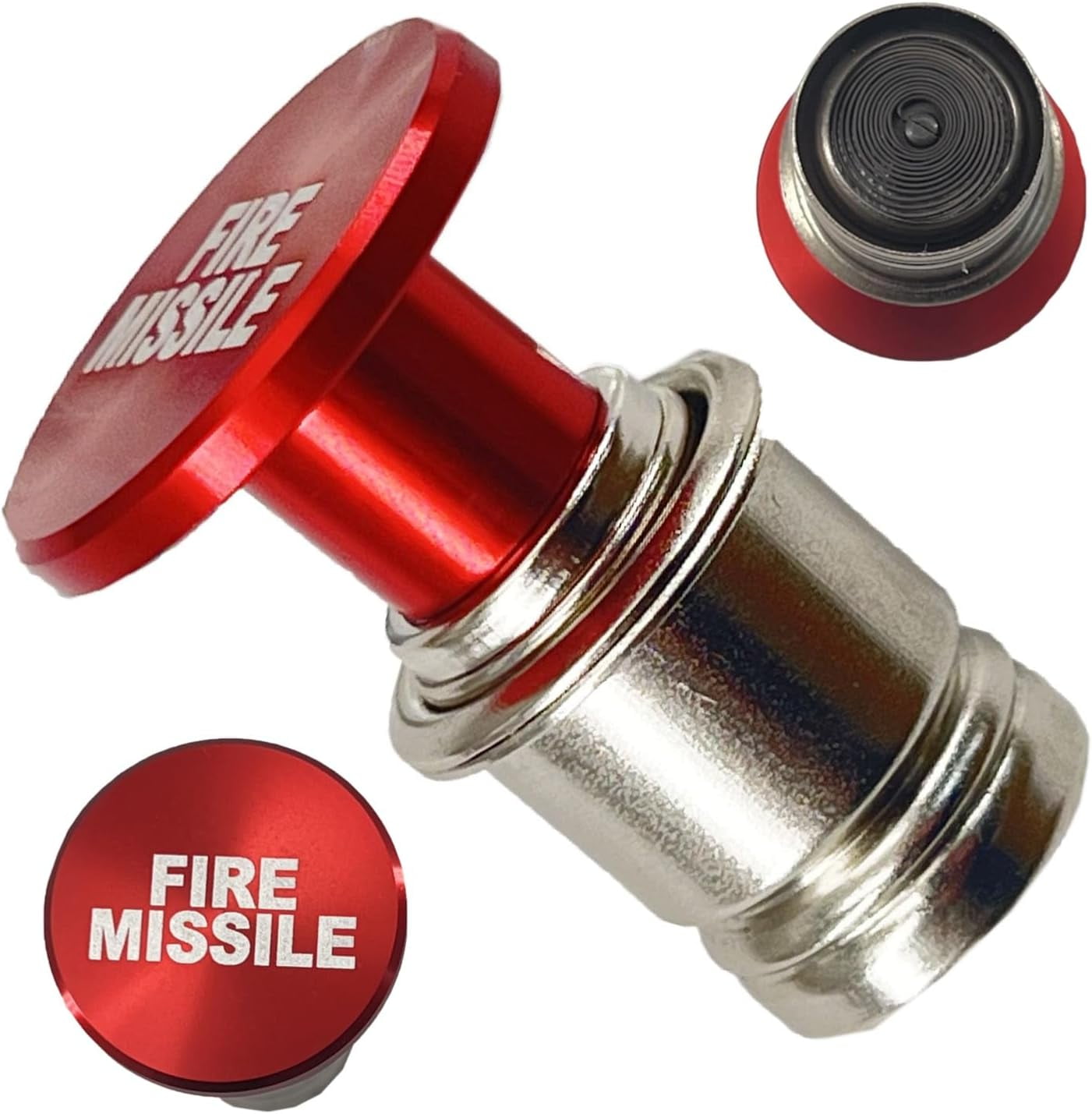 cigarette button Vintage No Smoking Symbol Pinback Prohibition Sign Red White Cigarette Lighter Starter Button